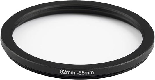 62mm Lens to 55mm Camera Lens Adapter 62mm to 55mm Step Down Ring Adapter Ring - Image 2