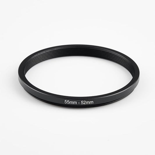 55mm Lens to 52mm Camera Lens Adapter 55mm to 52mm Step Down Ring Adapter Ring - Image 2