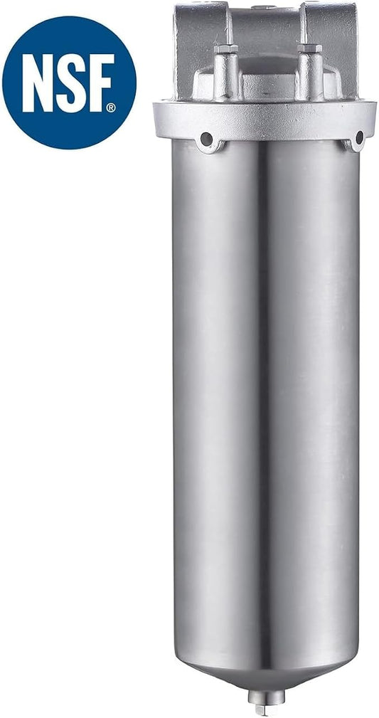 Amwater NSF/ANSI 42 Certification 304 Stainless Steel Filter Housing - Image 2