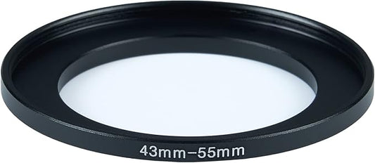43mm Lens to 55mm Camera Lens Adapter 43mm to 55mm Step Up Ring Adapter Ring - Image 2