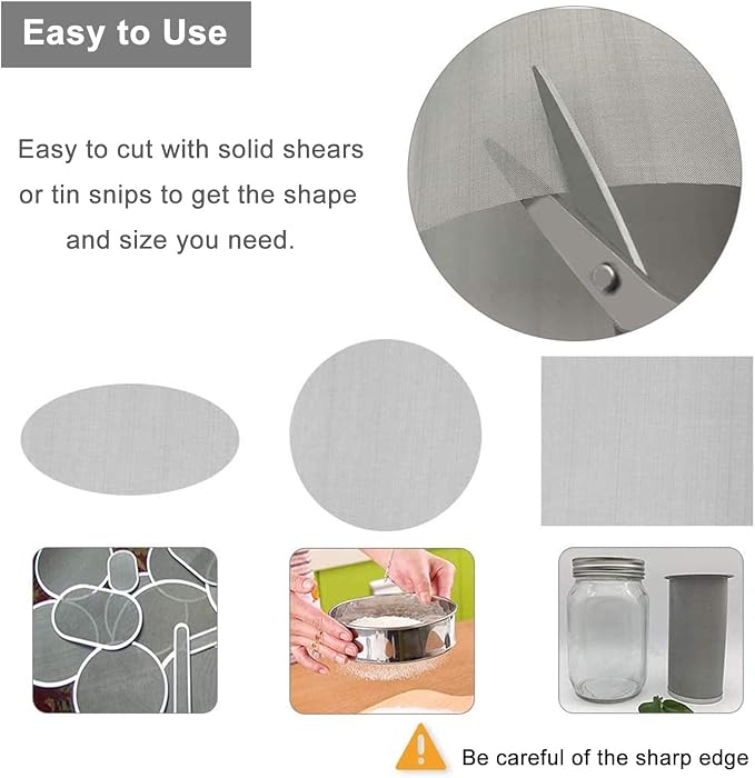 304 Stainless Steel Woven Wire Mesh, Stainless Steel Wire Mesh 100 Mesh Filter - Image 7