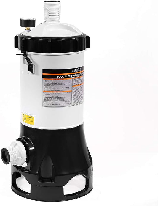 XtremepowerUS Pool Cartridge Filter System w/Built-in Pump - Image 2