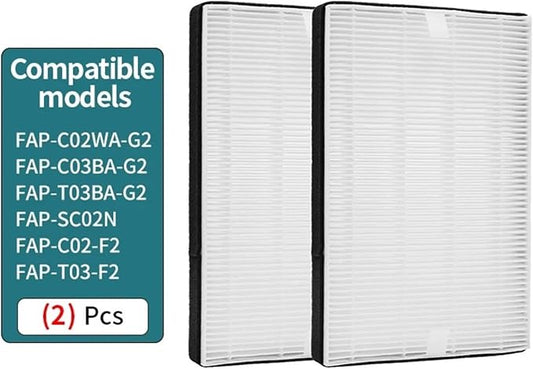 2 Pack F2 True Filter Replacement,Compatible - Image 2