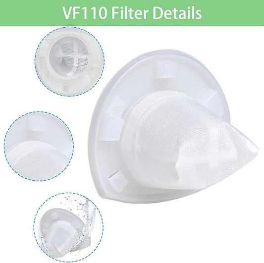 VF110 Filter, 6 Pack Replacement Vacuum Filters - Image 2