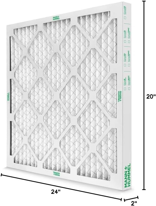 Mann+Hummel 20x24x2 MERV 8 Pleated HVAC AC Furnace Air Filters. 4 Pack. - Image 7