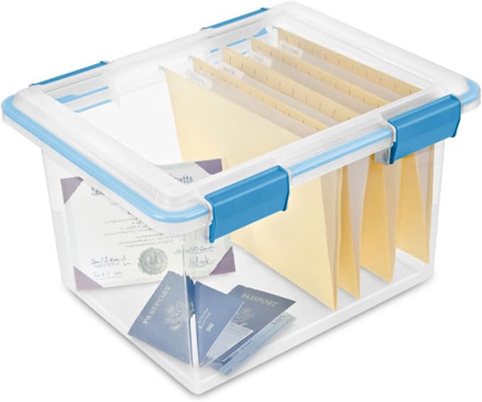 Sterilite 12-Pack Gasket Box, Weather-Resistant Storage Bins - Image 9