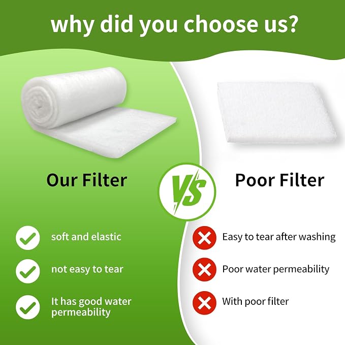 Aquarium Filter Floss 24"x36"x0.13" Filter Floss - Image 8