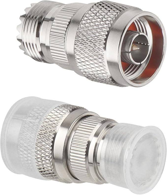 2 Pack N Male to UHF Female SO-239 Connector Adapter N Connector to PL-259 - Image 6