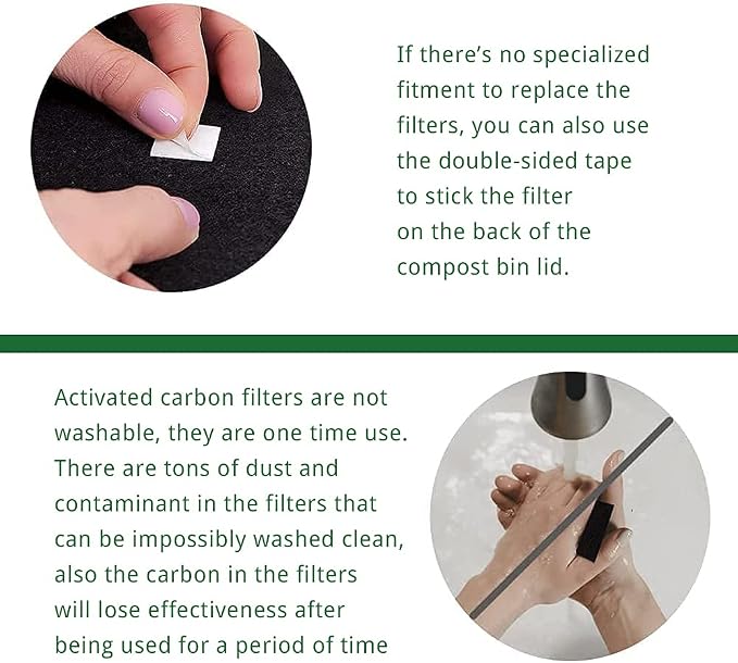 Compost Bin Carbon Odor Filters Substitute - Image 6