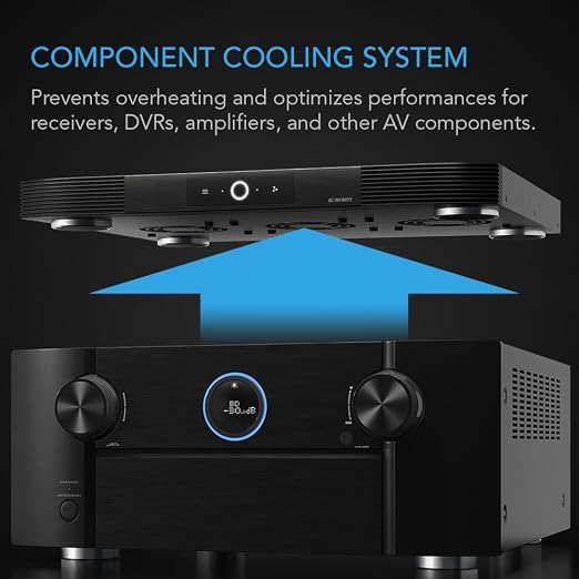 AC Infinity AIRCOM S10, Quiet Cooling Blower Fan System 17" Front-Exhaust - Image 2