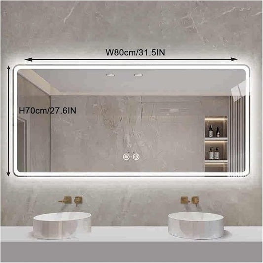 Smart Illuminated LED Bathroom Mirror,Bathroom Mirror - Image 2