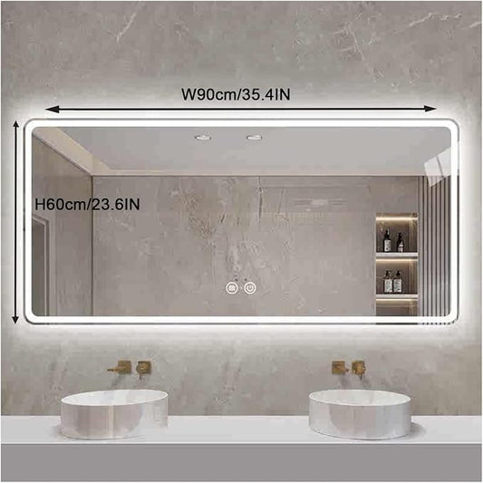 Smart Illuminated LED Bathroom Mirror,Bathroom Mirror - Image 2