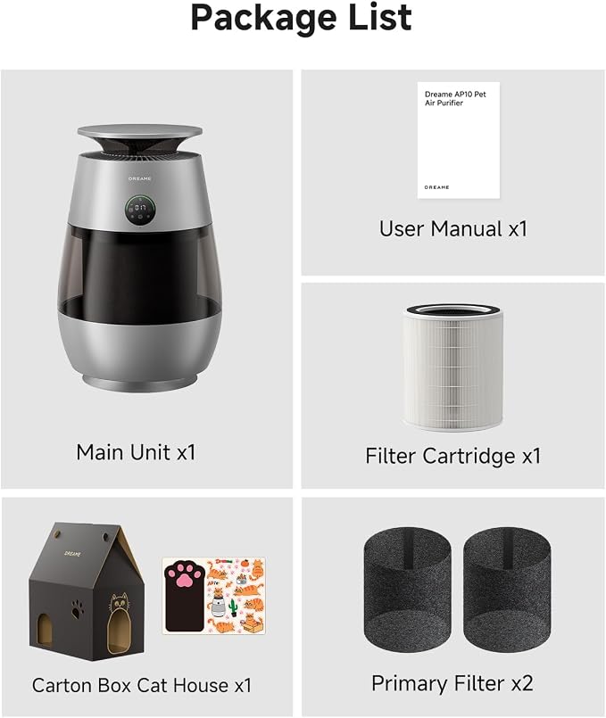 Dreame Pet Air Purifier, Cleans 5, 386 ft² in One Hour, 346 ft² - Image 9
