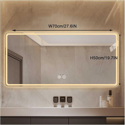 Bathroom Mirror with LED Lights,Smart Illuminated LED Bathroom - Image 2