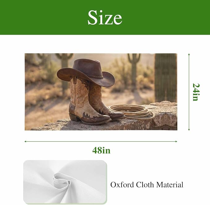 4 Pack Fluorescent Light Cover, Cowboy Western Light Covers - Image 9