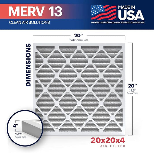 BNX TruFilter 20x20x4 MERV 13 Air Filter - Image 2