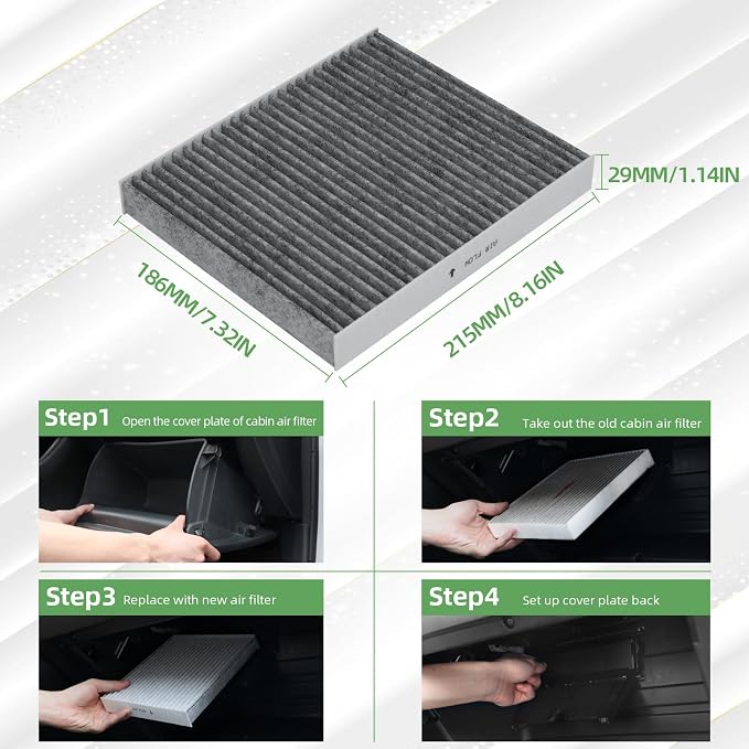 CF12157 Cabin Air Filter With Activated Carbon ForCamry, highlander Cabin Filter - Image 7