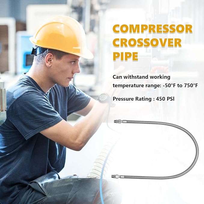 48 Inch 3/4 Inch Industrial Grade Compressor Jumper hose Kit, Air Hose - Image 6