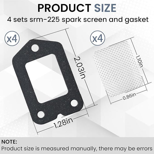 SRM-225 Spark Screen and Gasket Fit - Image 2