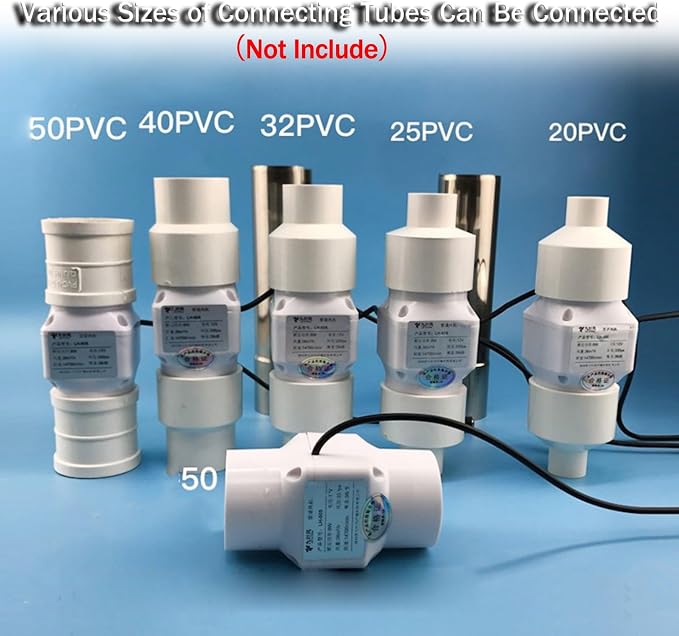 2 Inch 22 Cfm Inline Duct Ventilation Fan Air Circulation Vent Blower Black - Image 7