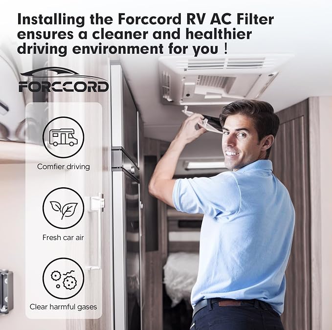 6-PCS RV Air Conditioner Filter RV AC Replacement RV Air Filters 3313107.103 - Image 7