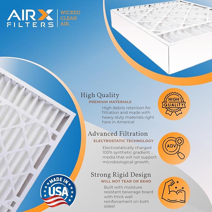 AIRX FILTERS WICKED CLEAN AIR. 20x25x5 Air Filter MERV 11 Compatible - Image 4