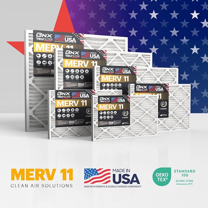 BNX TruFilter 20x25x4 MERV 11 Air Filter 2-Pack - Image 8