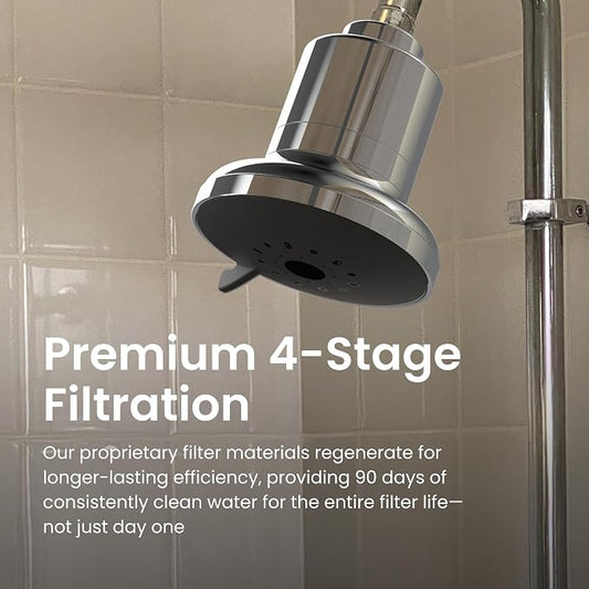 AquaTru Shower - High Pressure Shower Filter Removes Impurities from Hard Water - Image 2