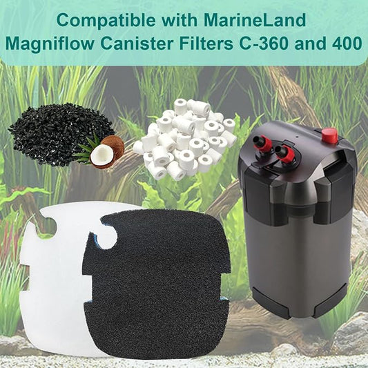 16 Packs Aquarium Filter Media Kit Compatible - Image 2