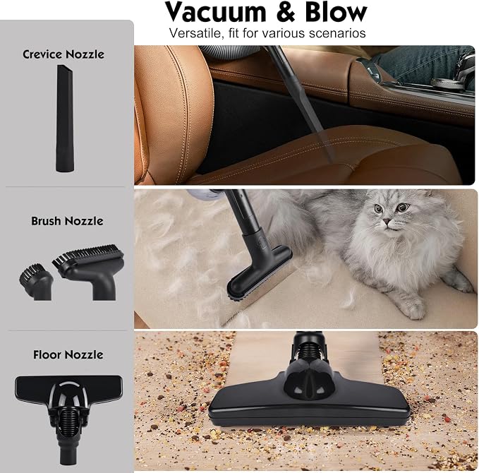 Cordless Vacuum Cleaner for Milwaukee 18V Battery, Handheld Vacuum Cleaner for - Image 7