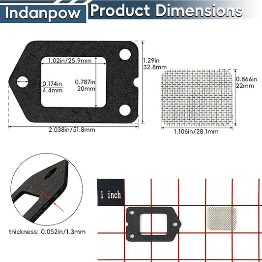 SRM-225 Spark Screen and Gasket Compatible - Image 2