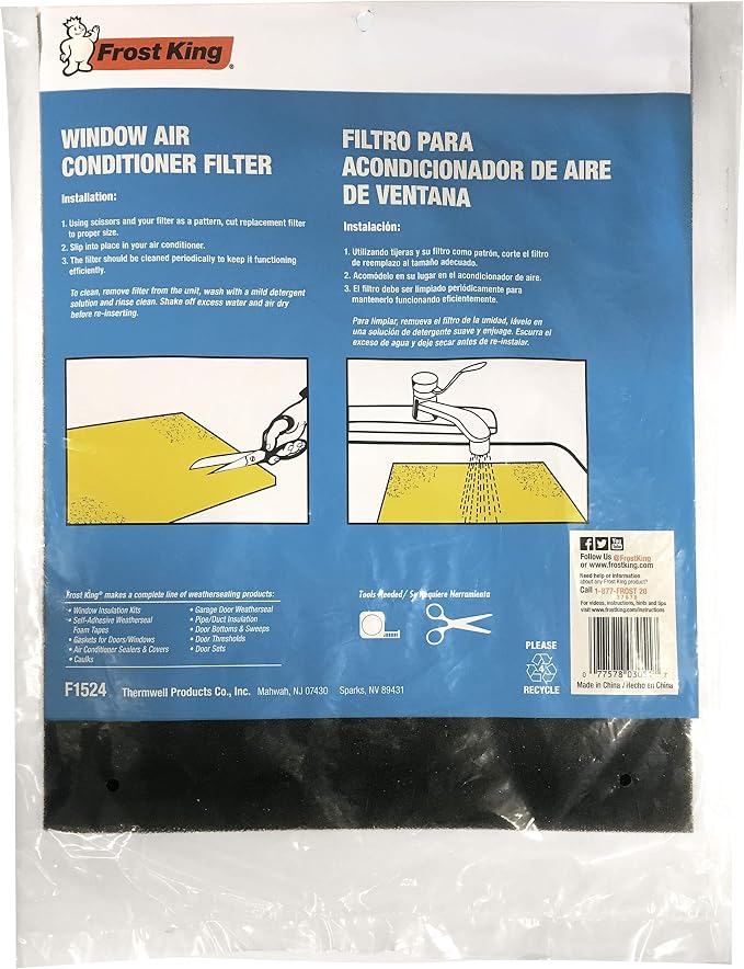 Frost King Air Conditioner Filters, 15 in. x24 in. x3/16 in., Open Cell Foam - Image 3