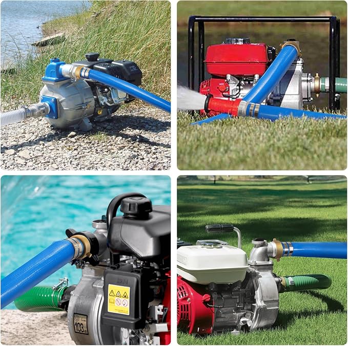 1.5" x 100 ft Backwash Hose for Swimming Pools, Heavy Duty PVC Lay Flat Water - Image 6