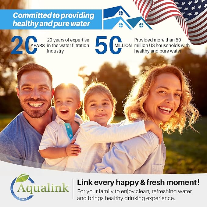 AQUALINK CTO10, 1 Micron 2.5" x 10" Whole House Carbon Water Filter Cartridge - Image 7