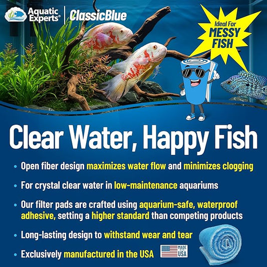 Aquatic Experts Classic Bonded Aquarium Filter Pad -18 Inches by 12 Feet by .75 - Image 2