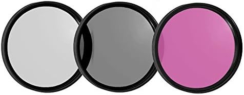 New 3 Piece 37mm -UV, FLD- Multi-Coated Stackable Filter Set by Unknown