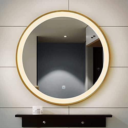 Bathroom Mirror Round Illuminated LED Light Bathroom Mirror, Wall Mounted Mirror - Image 5