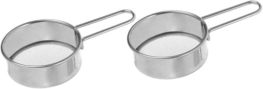 Luxshiny 2pcs Stainless Steel Flour Sieve by Luxshiny