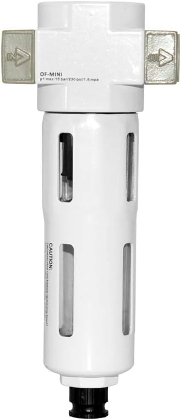 Beduan 3/8" Air in-line Compressed Particulate Filter, Moisture Water Trap by Beduan