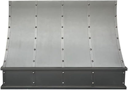 CT Copper Tailor Sloped Copper Vent Hood Wall Mount, 610 CFM Exhaust Fan by CTCopperTailor