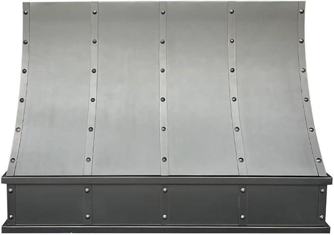CT Copper Tailor Sloped Copper Vent Hood Wall Mount, 1260 CFM Exhaust Fan by CTCopperTailor