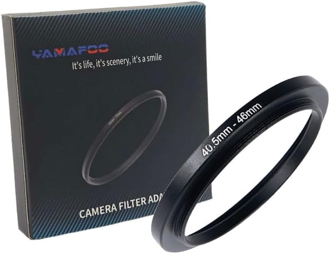YAMAFOO 40.5mm to 46mm Step-Up Ring/Step Down Rings Filter Adapter - Image 2