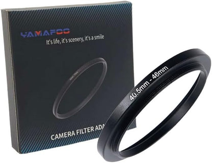 YAMAFOO 40.5mm to 46mm Step-Up Ring/Step Down Rings Filter Adapter by YAMAFOO