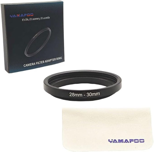 YAMAFOO 28mm to 30mm Step-Up Ring/Step Down Rings Filter Adapter - Image 2