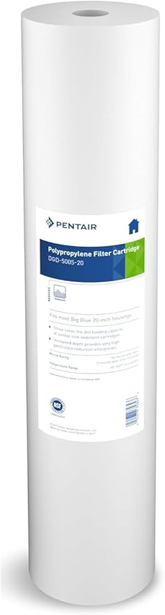 Pentair Pentek DGD-5005-20 Big Blue Water Filter, 20-Inch Whole House Sediment by PENTAIRPENTEK