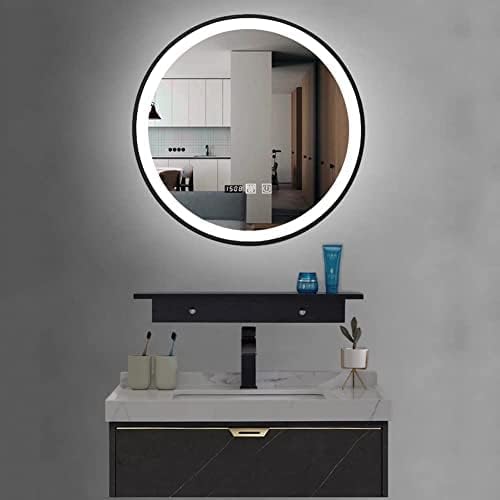 Bathroom Mirror Round Illuminated LED Light Bathroom Mirror, Wall Mounted Mirror - Image 5