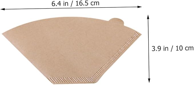 COHEALI 200pcs Unbleached Coffee Cone Filters - Image 2