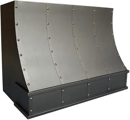 CT Copper Tailor Sloped Copper Vent Hood Island Mount, 610 CFM Exhaust Fan - Image 2