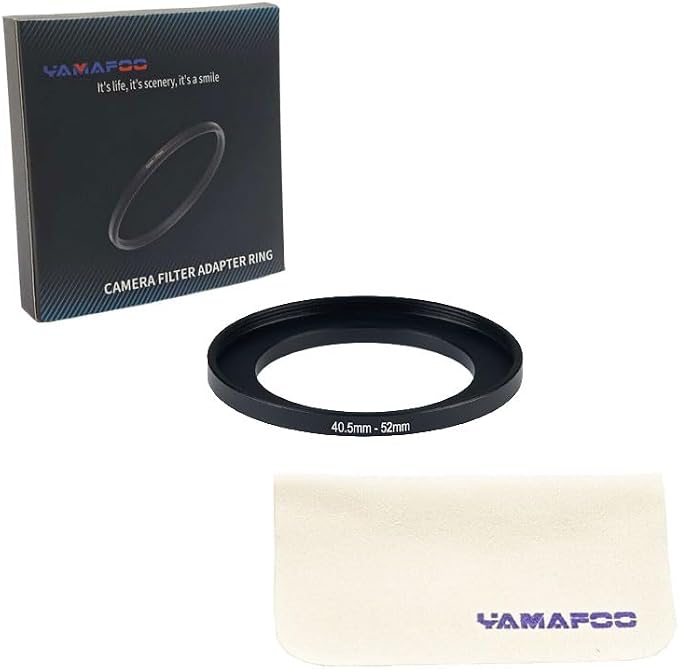 YAMAFOO 40.5mm to 52mm Step-Up Ring/Step Down Rings Filter Adapter - Image 2