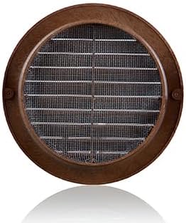 VENTS-US - 4" Brown Round Plastic Vent Cover - Compatible with 4 Inch Diameter - Image 2